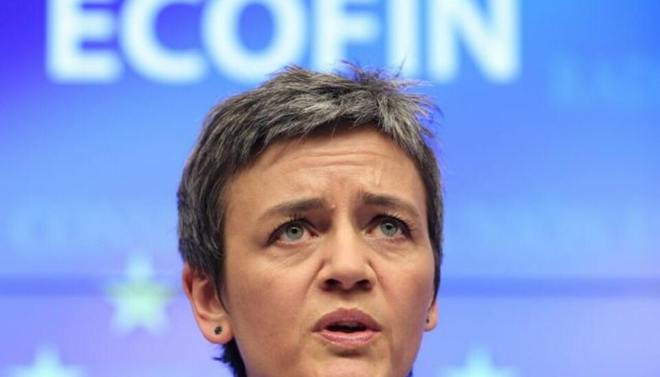 Vestager havner i toppen af hierarkiet Margrethe Vestagers kommissærpost bliver efter alt at dømme posten som konkurrencekommissær. Foto: YVES LOGGHE/AP