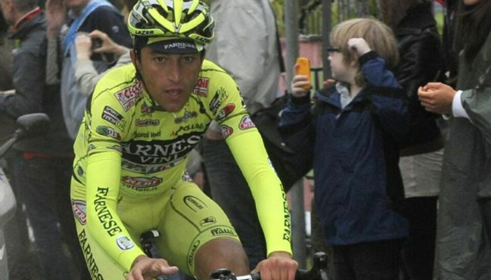 Den italienske cykelrytter Matteo Rabottini er smidt af det italienske VM-hold efter en positiv dopingprøve. Foto: Fabio Ferrari/AP
