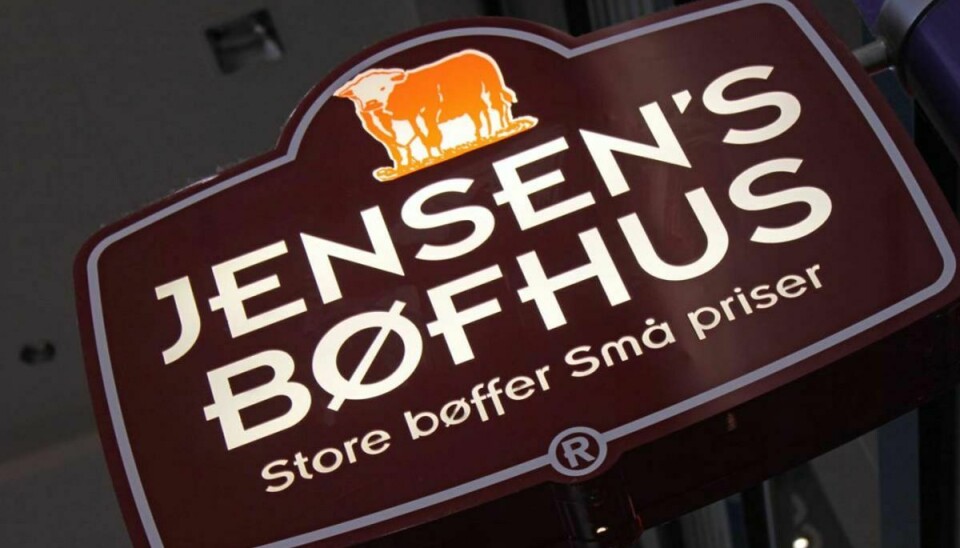 Det er ikke kun på Facebook, at Jensen’s Bøfhus møder modstand. Foto: Elo Christoffersen (Arkivfoto).