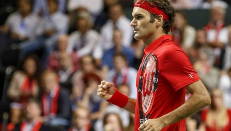 Roger Federer kan fejre en finaleplads Foto: Salvatore Di Nolfi/AP