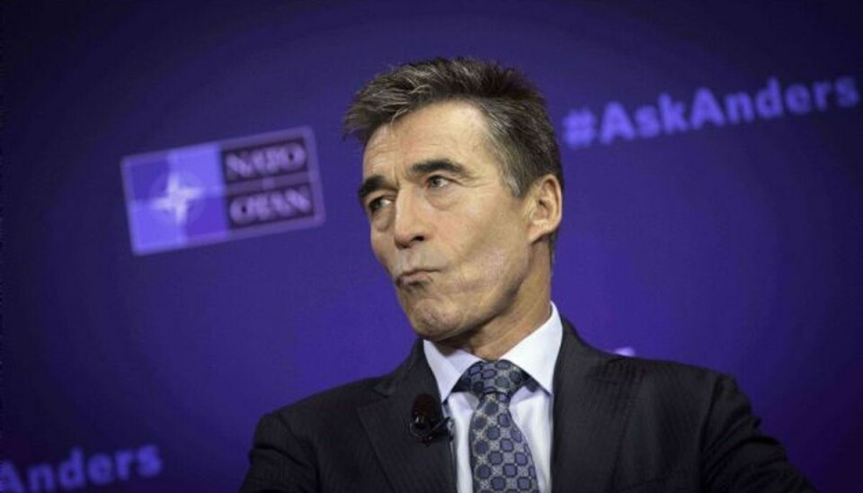 Fogh: Skotland får ingen særbehandling i Nato Fogh siger, at et uafhængigt Skotland skal starte forfra i forhold til Nato. Foto: Virginia Mayo/AP