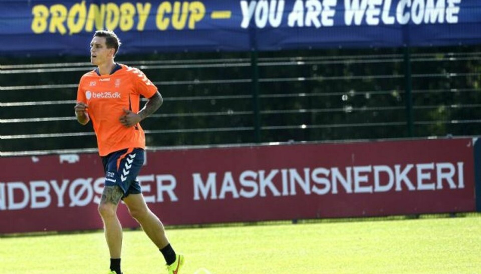 Daniel Agger kan få comeback for Brøndby senere søndag. Foto: LARS POULSEN/POLFOTO