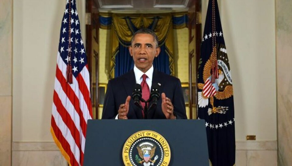 USA advarer Assad: Vi kan også bombe dig I en tale til nationen sagde Barack Obama i sidste uge, at USA er parat til at bekæmpe Islamisk Stat – uanset hvor den befinder sig. Foto: Saul Loeb/AP