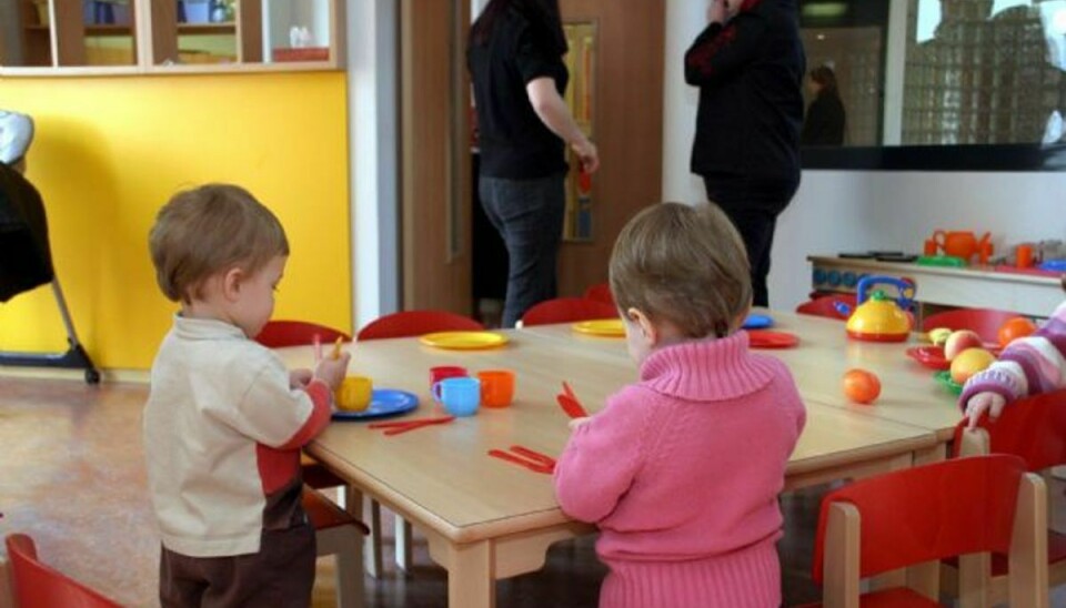 Tvang hjælper ikke, når man skal have børn i vuggestue, mener Bupl. Foto: colourbox.com/Colourbox
