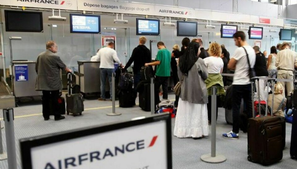 Selvom en 14 dage lang strejke i luftfartsselskabet Air France er afsluttet, er flytrafikken stadig påvirket. Foto: Claude Paris/AP