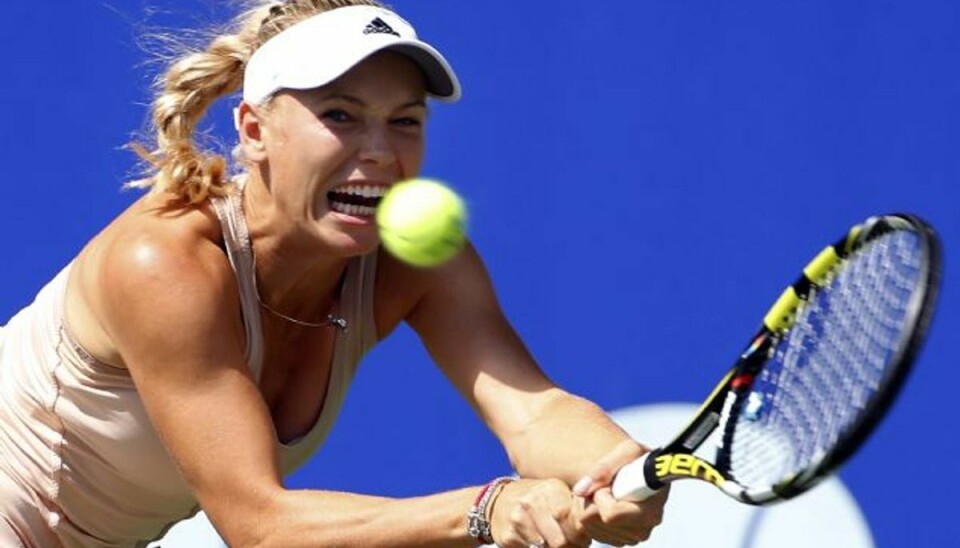 Caroline Wozniacki kan få let modstand i kvartfinalen. Foto: Shizuo Kambayashi/AP