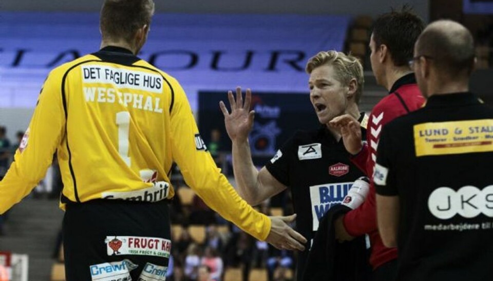 Aalborg tæt på at smide sikker føring mod BSV Foto: IDA MUNCH/POLFOTO (Arkivfoto).