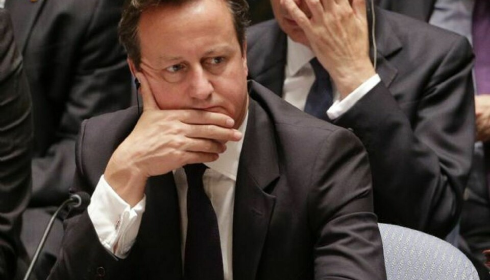 David Cameron siger, at der er brug for luftangreb mod Islamisk Stat. Foto: Julie Jacobson/AP