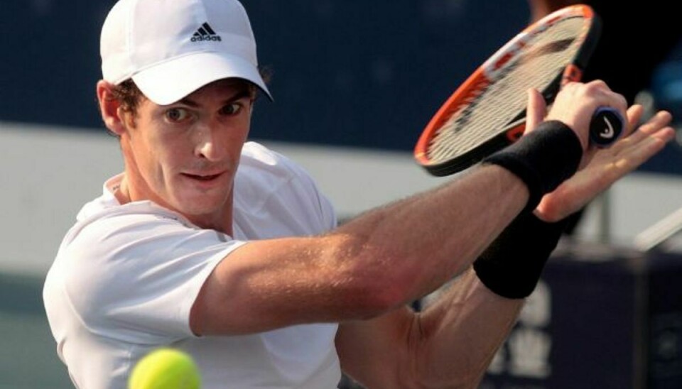 Det lykkedes Andy Murray at ende lang titeltørke med en sejr over Tommy Robredo ved Shenzhen Open. Foto: /AP