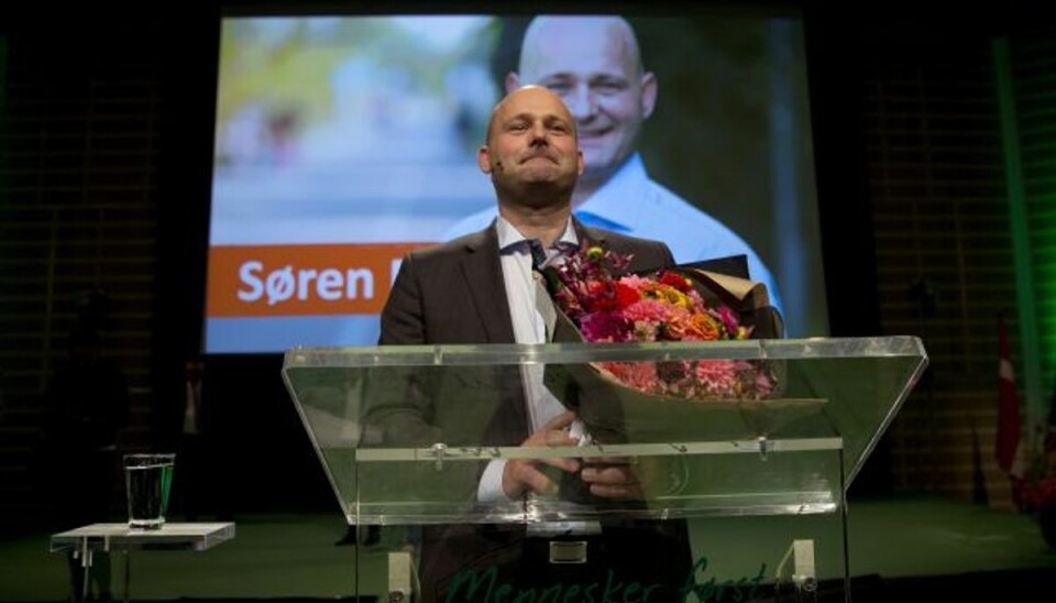 Den nyvalgte konservative formand, Søren Pape Poulsen, er ikke klar til at sætte tal på, hvor mange procent af stemmerne, De Konservative bør hive hjem. Foto: FINN FRANDSEN/POLFOTO