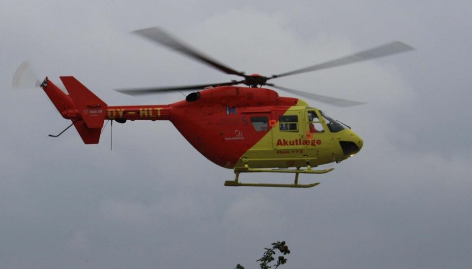 Færdselsuheld: 54-årig kvinde fik ildebefindende En 54-årig kvinde blev i helikopter fløjet til Rigshospitalet efter hun i sin bil fik et ildebefindende. Foto: Colourbox.com (Modelfoto).