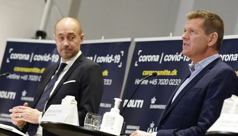 Danmark vil have ekstra Pfizer-vacciner Sundhedsminister Magnus Heunicke afholder pressemøde om vaccineplanen, i Eigtveds Pakhus i København, onsdag den 23. december 2020. Desuden deltager direktør i Sundhedsstyrelsen Søren Brostrøm, direktør i Statens Serum Institut Henrik Ullum og direktør i Lægemiddelstyrelsen Thomas Senderovitz.