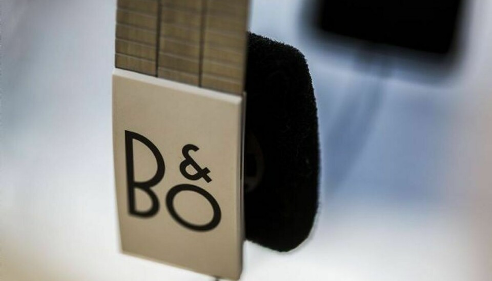 Bang og Olufsen kom ud af første kvartal af regnskabsåret 2014/2015 med et underskud før skat på 132 millioner kroner. Det har sendt aktien på bundkurs. Foto: SIMON FALS/POLFOTO