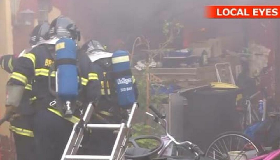Brand i lejlighed: To personer på sygehuset