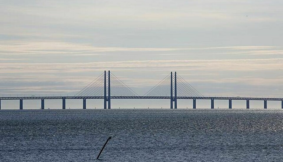 Kraftig vind fik sidste år Øresundsbroen til at fraråde varebiler og andre høje lette køretøjer at krydse broen i 392 timer. Foto: News Øresund – Johan Wessman.